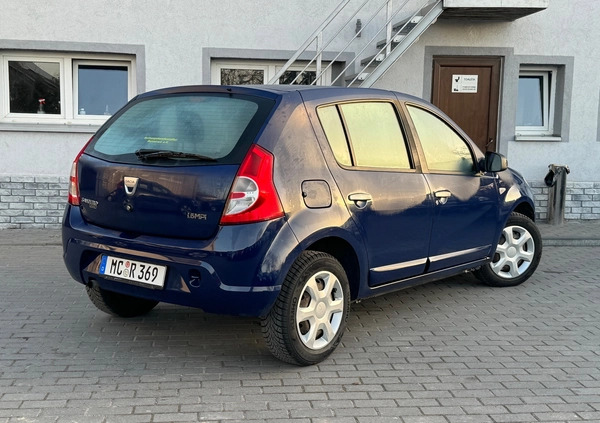 Dacia Sandero cena 9450 przebieg: 199876, rok produkcji 2009 z Inowrocław małe 56